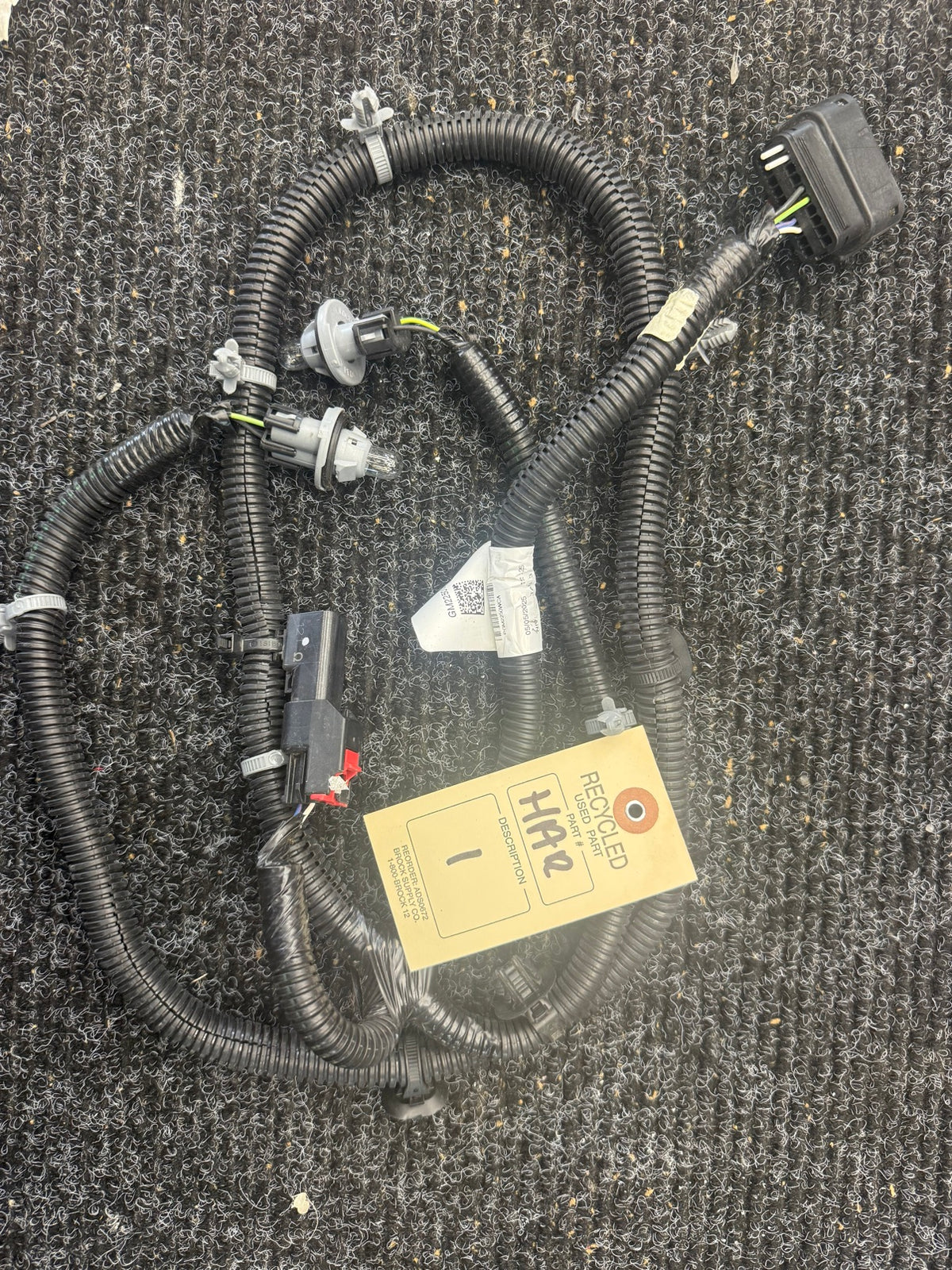 2023-2025 Silverado Sierra License Plate Light Wiring Harness OEM GM2250WCA