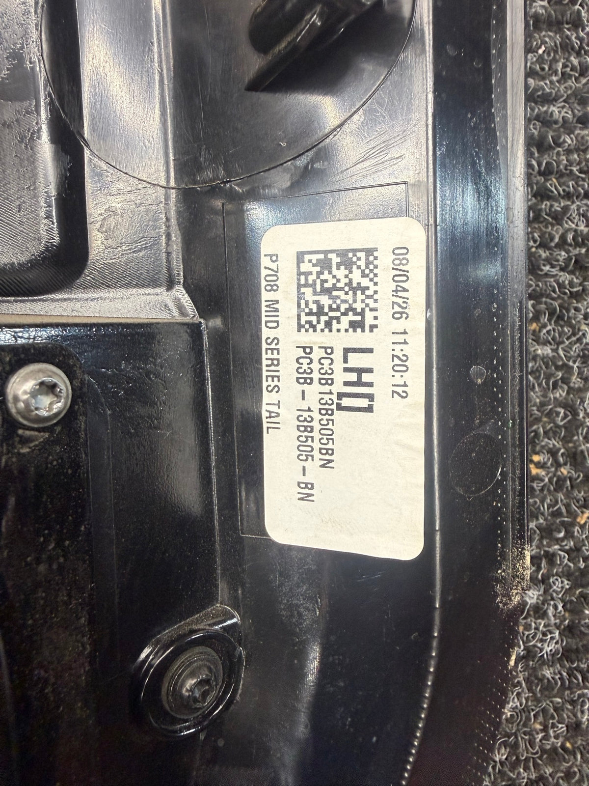 2023-2025 Ford F-250 F-350 Super Duty LH Driver Side Tail Light OEM PC3B-13B505-BN