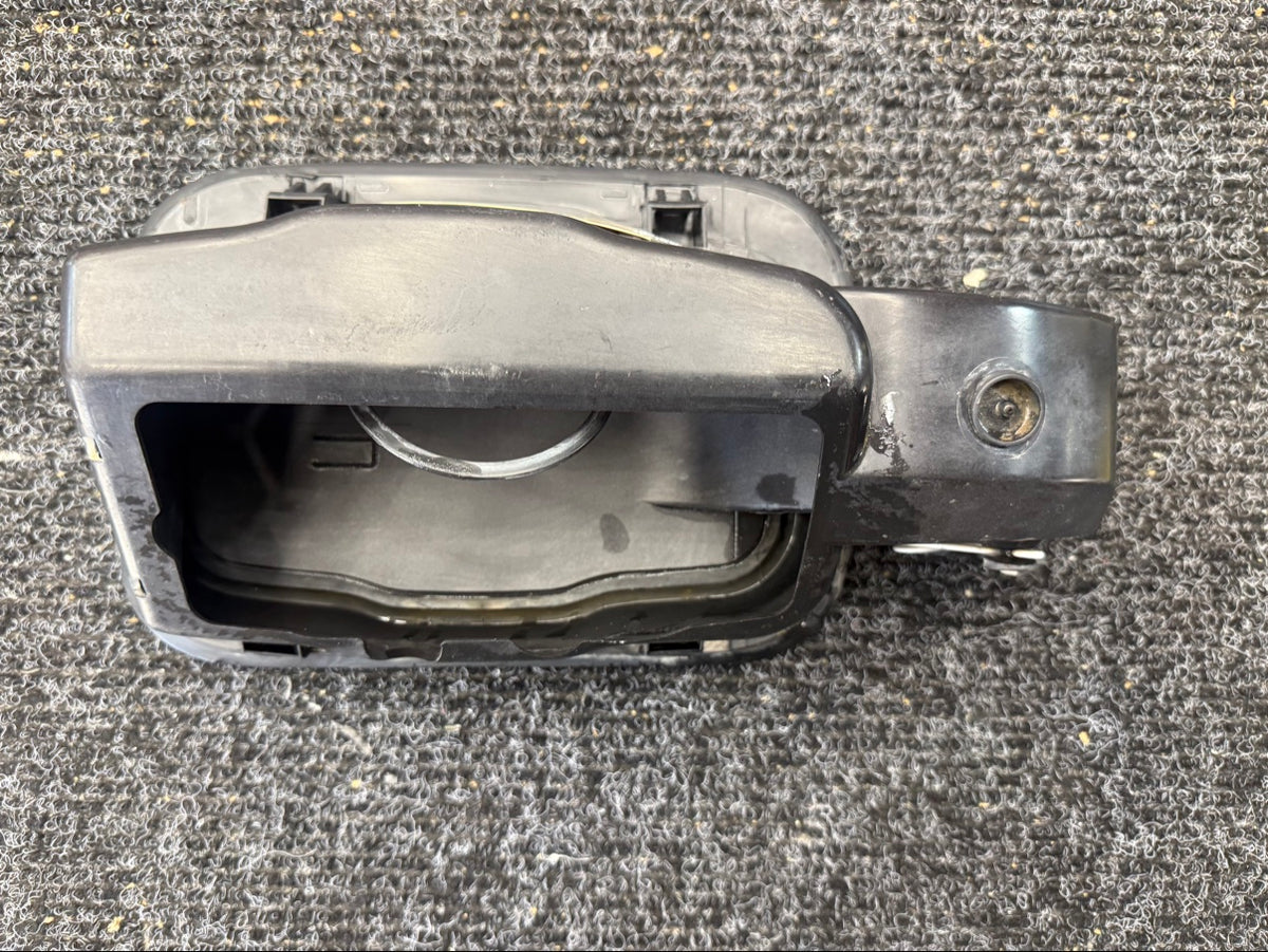 2017-2022 Ford F-250 F-350 Super Duty Fuel Door Star White Metallic Tri-Coat OEM AZ