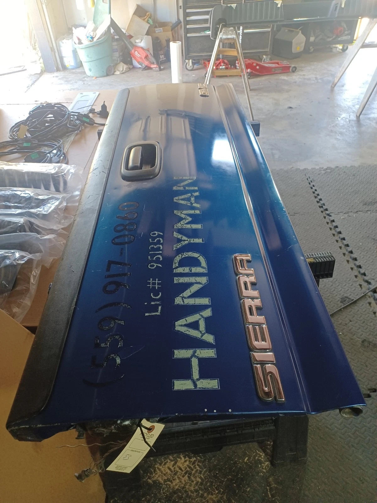 1999-2006 GMC Sierra 1500 2500HD 3500 Tailgate Blue OEM Chevy Silverado