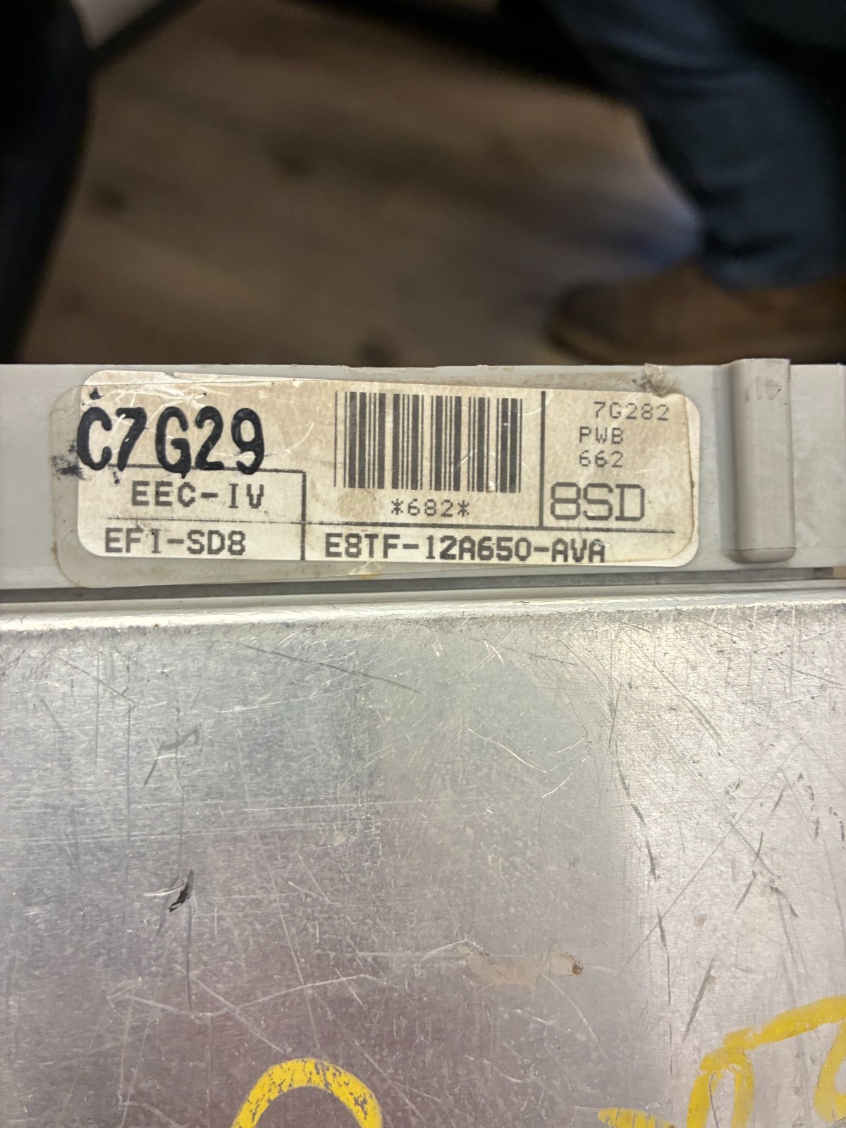 Ford Ranger 2.3 ECU ECM E8TF-12A650-AVA C7G29 Engine Computer EEC-IV OEM