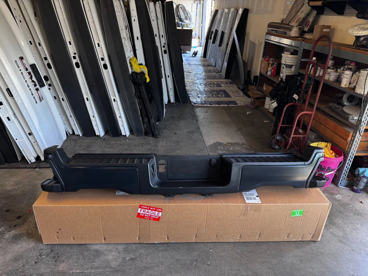 2023-2025 Super Duty Rear Bumper No Sensor Holes NTO F-250 Ford Truck OEM Factory