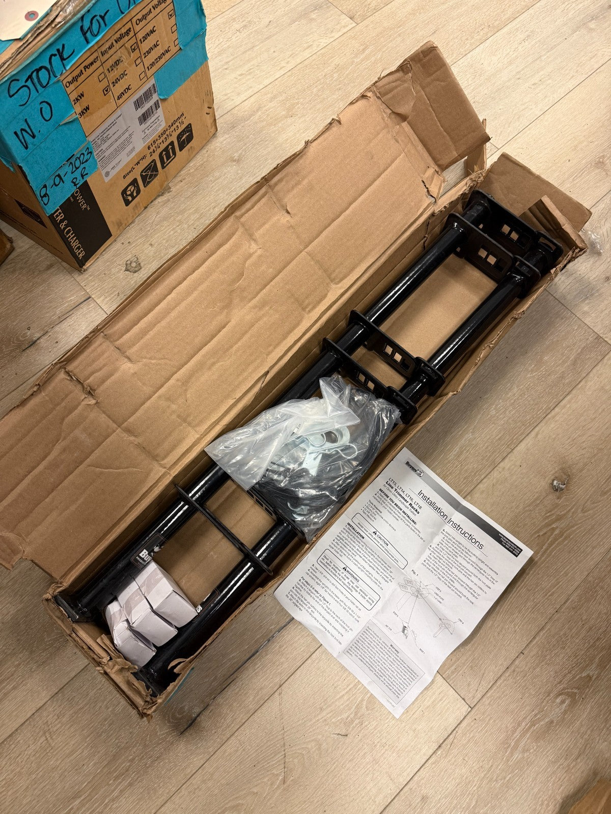 Buyers Products TL13 Locking 3 Position Trimmer Rack Holds 3 Weed Eaters 724920072465