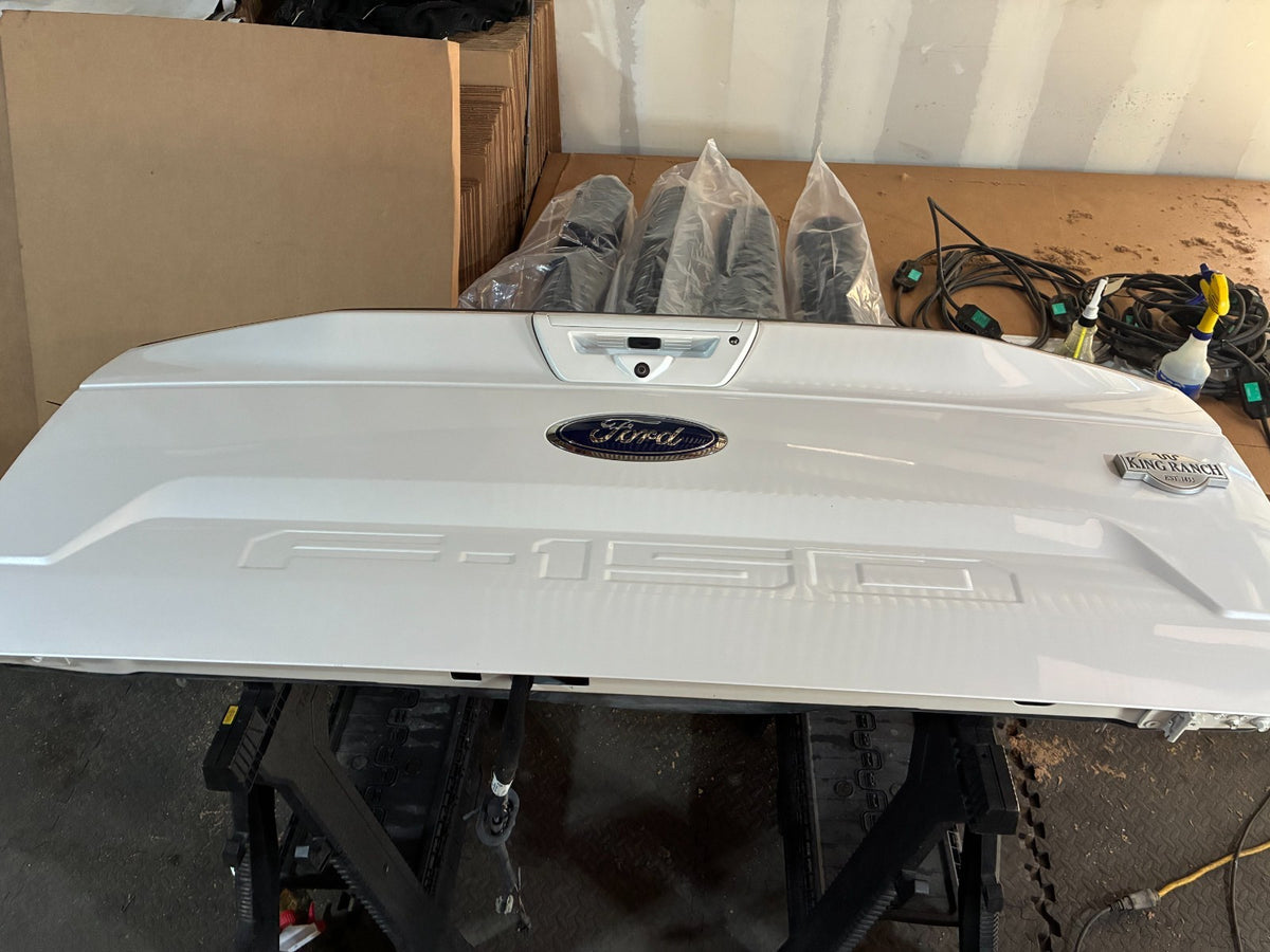 2021-2025 Ford F150 King Ranch Tailgate Star White Camera Remote Release Step