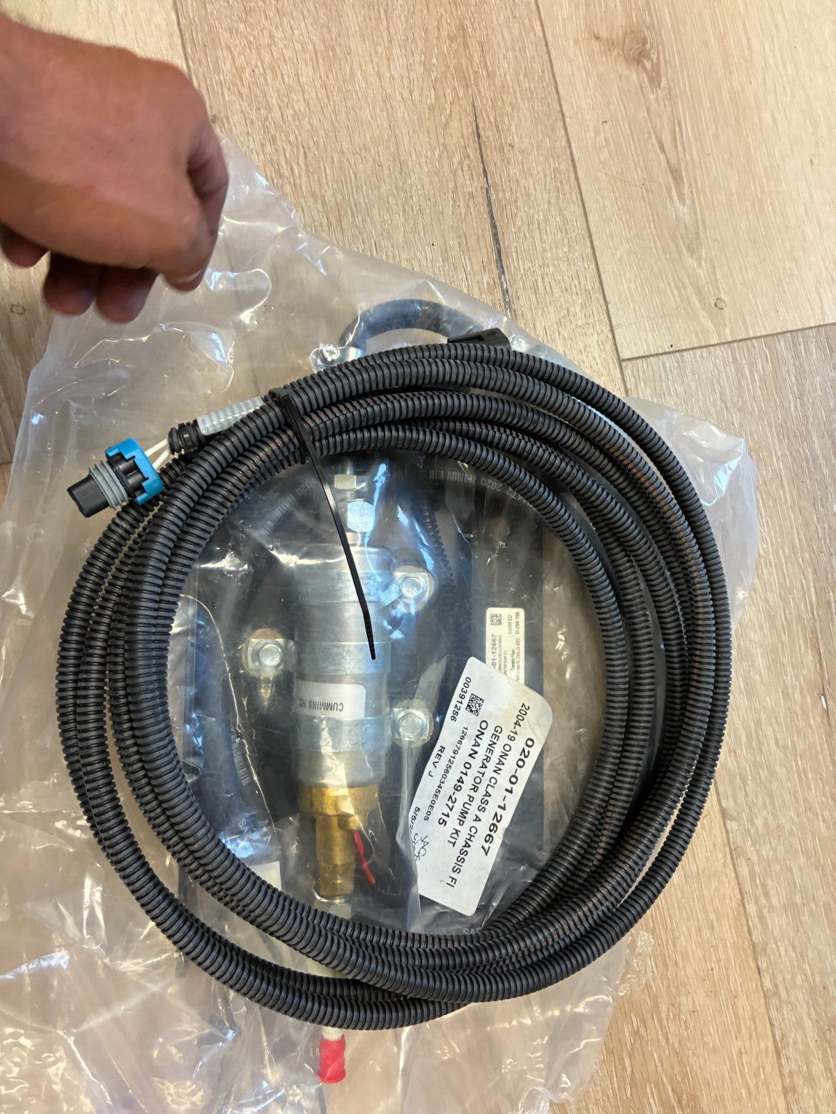 Cummins, Onan, Transfer Flow Isolator Pump Assy, REV D, 020-01-13124