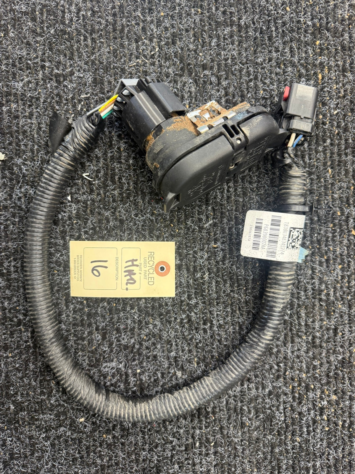 19-20 Ram 2500 3500 Trailer Tow Wiring Harness OEM P68398007AA