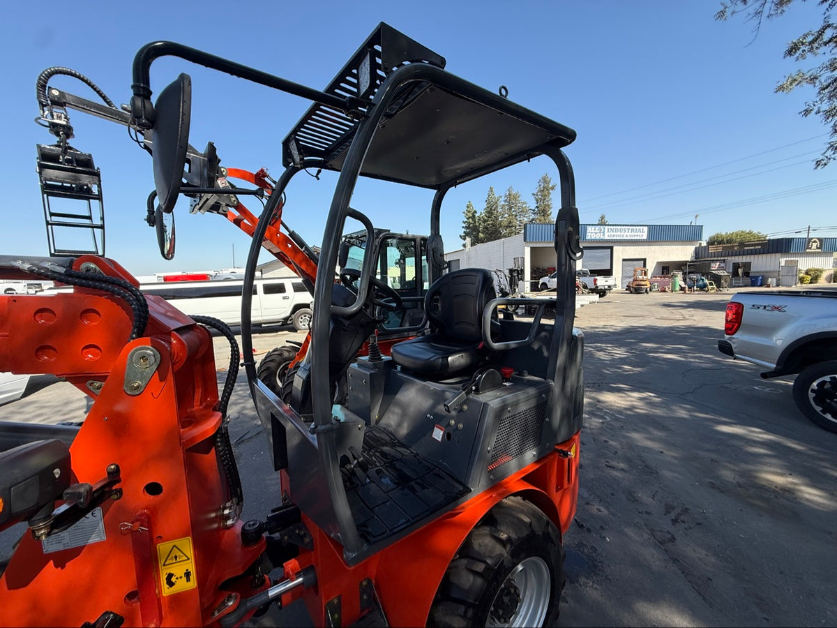 Everun EREL10 Electric Wheel Loader - 1-Ton Front Loader - 72V LiPo - Brand New