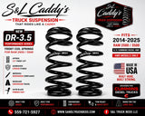 S&L Caddy's DR-3.5 Performance Series Front Coil Springs 2014-2025 Ram 2500/3500