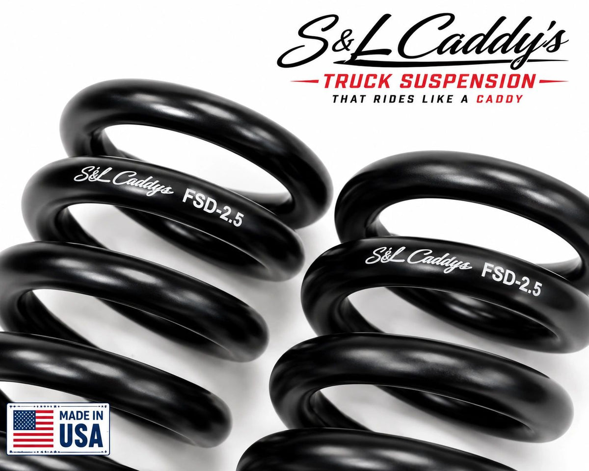 S&L Caddy’s FSD-2.5 Front Coil Springs 2005-2025 Ford F-250 F-350 Powerstroke 4WD