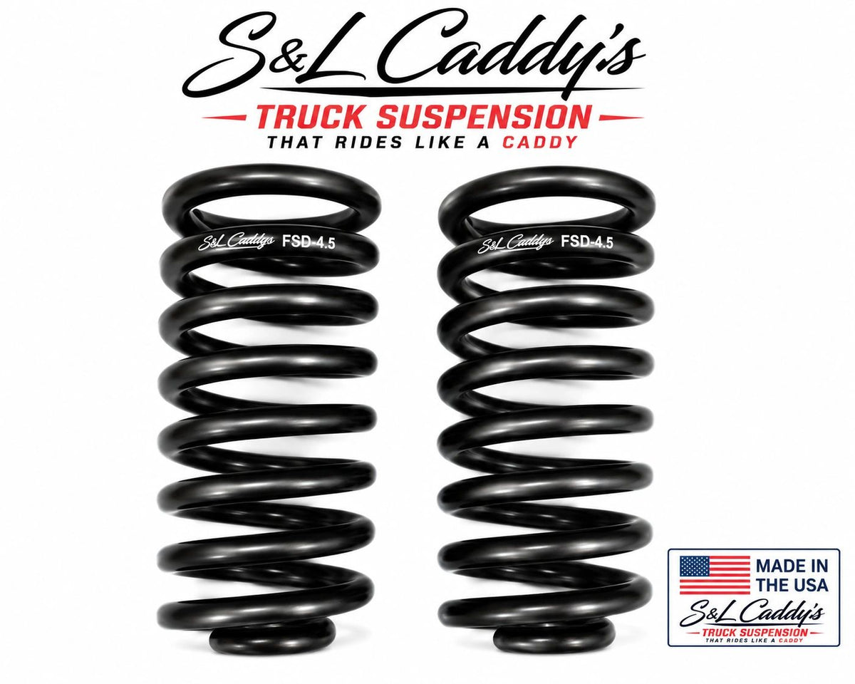 S&L Caddy’s FSD-4.5 Front Coil Springs 05-25 Ford F250 F350 Powerstroke 4WD