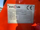 Everun EREL10 Electric Wheel Loader with Cab - 1-Ton Front Loader - 72V LiPo - Brand New