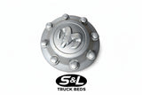 OEM Dodge RAM 0126279AA Wheel Center Cap Hub Cover Ram Head Silver Gray