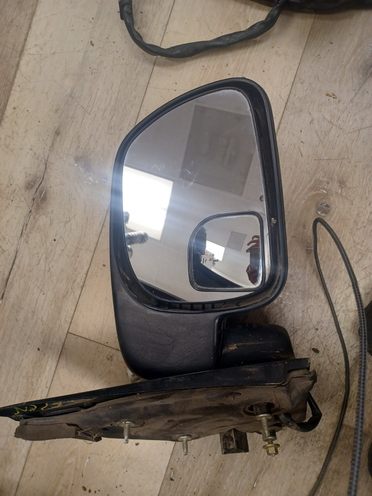 01-07 Ford F250 F350 Super Duty RH Passenger Side Power Mirror OEM 1405546 Black