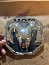 2019-2024 Ram 2500 3500 Tailgate Emblem Badge Chrome OEM 68276327AA Ram Head