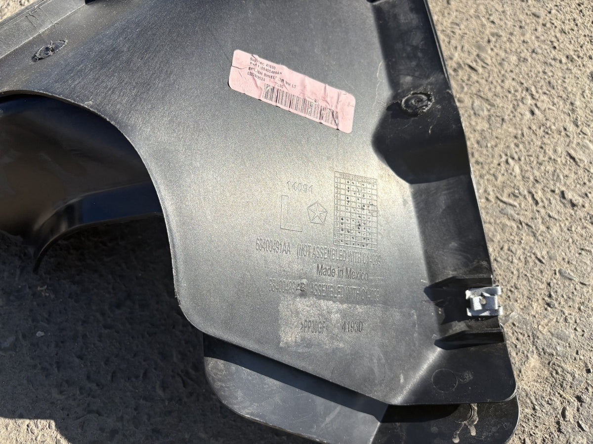 2019-2024 Dodge Ram 2500 3500 OEM Rear Left Splash Shield 68400489AB