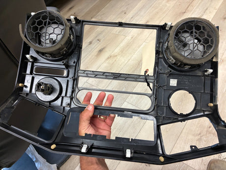 2011-2016 FORD F250 SD DASH DASHBOARD CENTER RADIO COVER TRIM BEZEL OEM