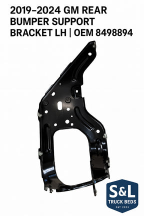2020–2024 GM Rear Bumper Impact Bar Bracket LH | OEM 84988894 | Silverado Sierra