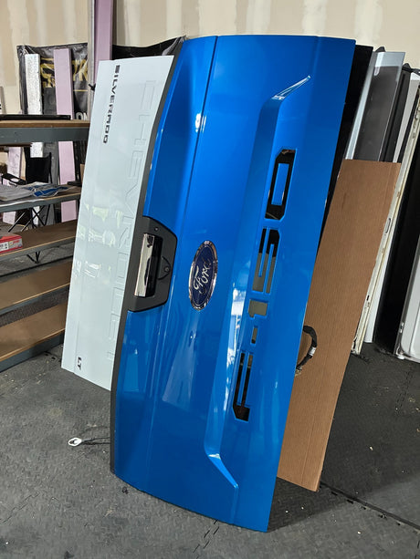 2018-2020 Ford F150 Tailgate OEM Blue w/ Step Tail Gate w/ Step Assist