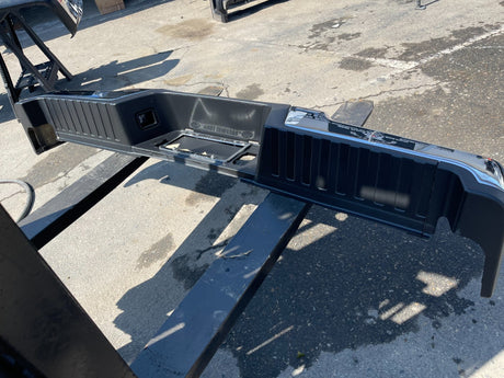 2017-2022 Ford F250 F350 Rear Bumper Chrome OEM w/ Step Pad No Sensor Holes SD