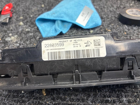 2012-2014 Silverado Sierra OEM Manual AC HVAC Climate Control Head 22803599