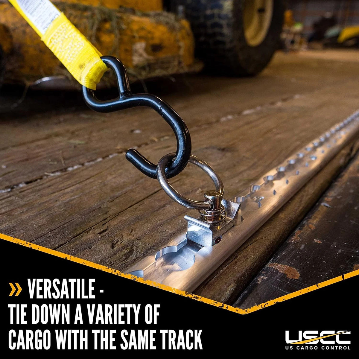 Heavy Duty 8ft L-Track 4-Pack - Secure Tie Down for Trailers & Truck Beds