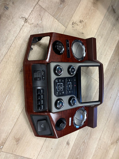 2014-2016 Ford F250 F350 Front Center Dash Radio Climate Confirm Panel Assembly