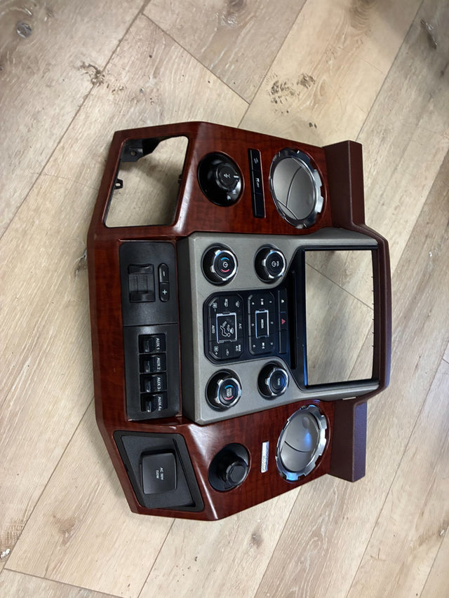 2014-2016 Ford F250 F350 Front Center Dash Radio Climate Confirm Panel Assembly