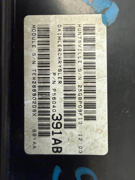 1999 Dodge Ram Van 1500 2500 3500 5.9L V8 ECU ECM PCM OEM P56040391AB