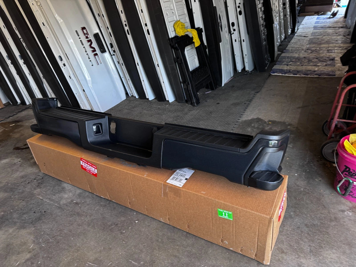 2023-2025 Super Duty Rear Bumper No Sensor Holes NTO F-250 Ford Truck OEM Factory