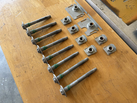 2017-2025 Ford OEM F250 F350 Truck Bed Mounting Bolts and Clip Retainer Set