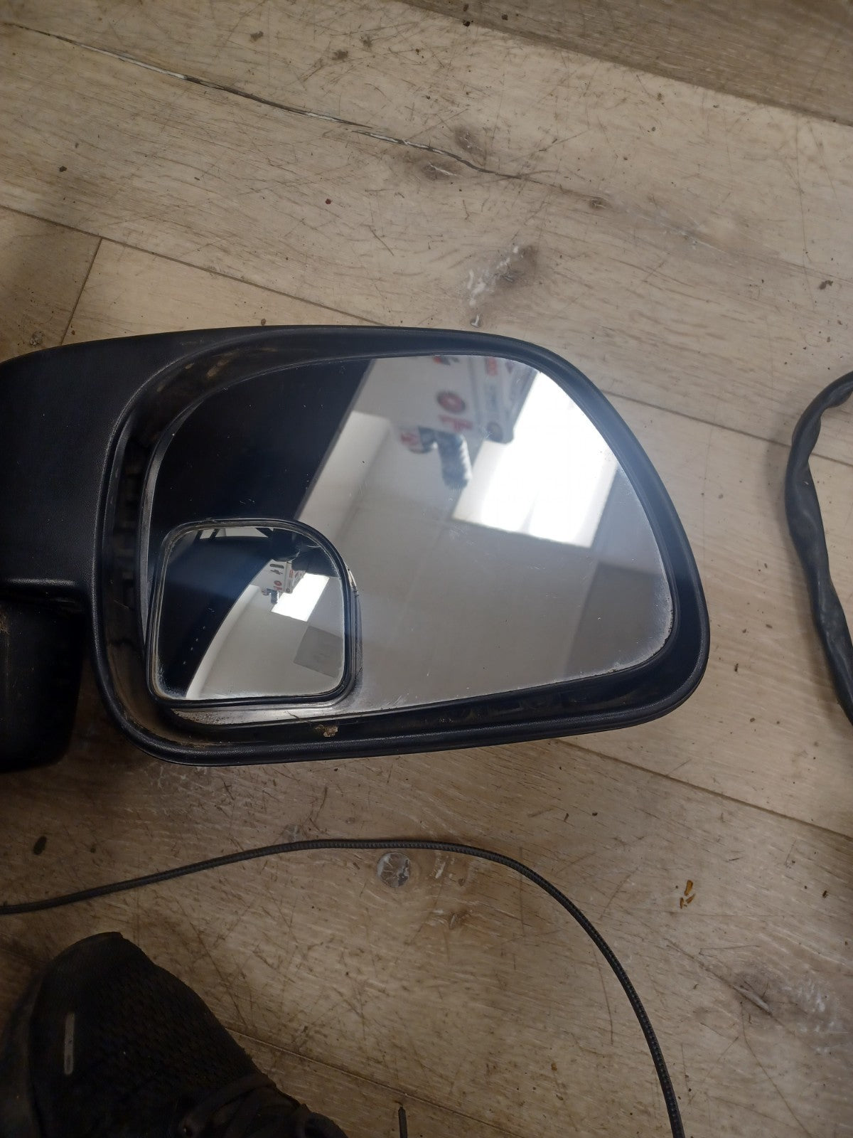 01-07 Ford F250 F350 Super Duty RH Passenger Side Power Mirror OEM 1405546 Black