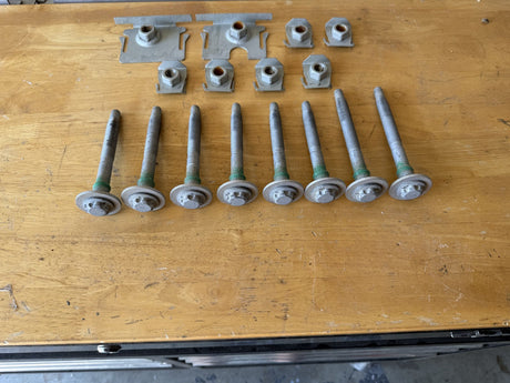 2017-2025 Ford OEM F250 F350 Truck Bed Mounting Bolts and Clip Retainer Set